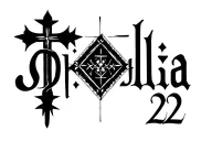 "Jhullia" Number 22 combined with jerusalem cross made tattoo design idea