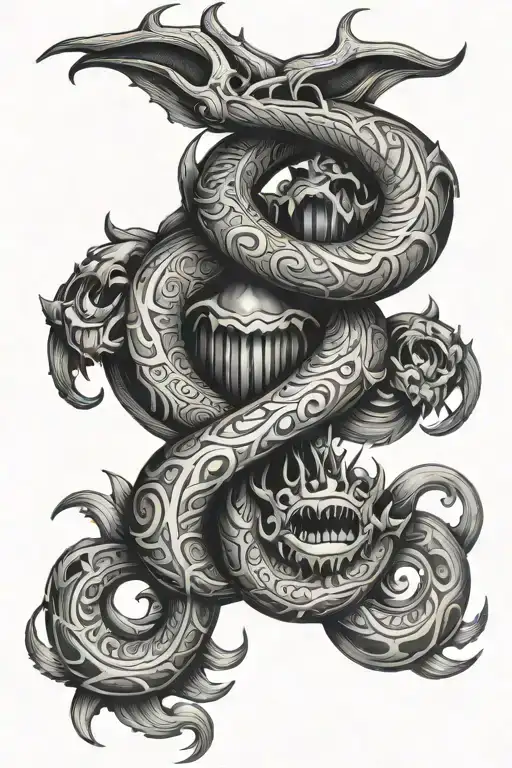 massive dong tattoo design idea