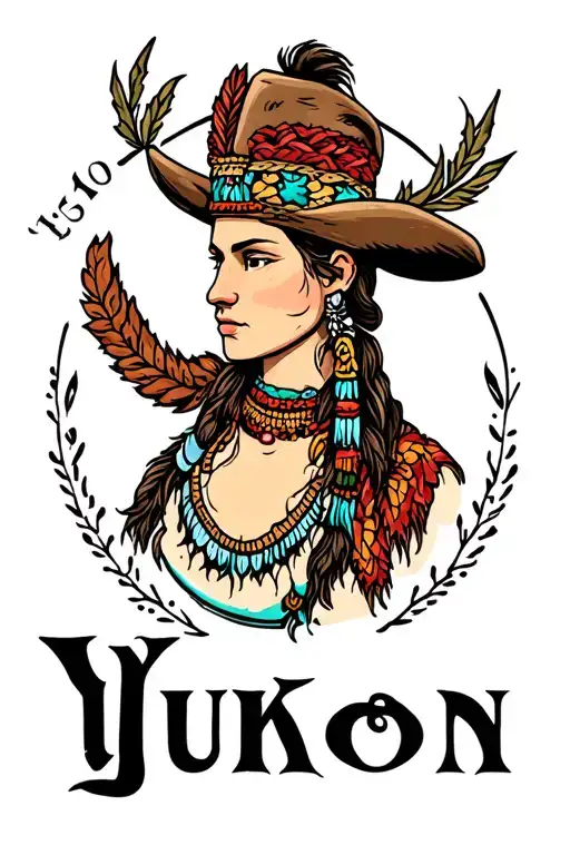 Yukon territory tattoo design idea