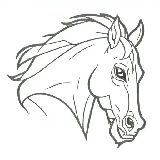 Bojack horseman tattoo design idea