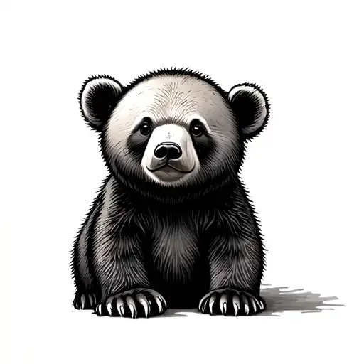 Mama Bear Baby Bear tattoo design idea