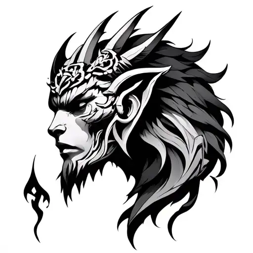 Enki tattoo design idea