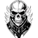 skull knight from berserk tattoo design idea