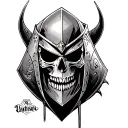 skull knight from berserk tattoo design idea