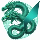 bipolar affectivity dragon two heads remove wing attached tattoo design idea