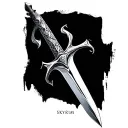 Skyrim Sword tattoo design idea
