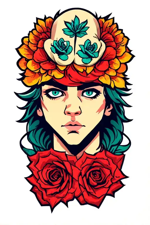 cartoons for leg for men tattoo design idea