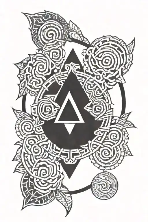 tribe symbol tattoo design idea