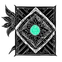 Emerald Tablet tattoo design idea
