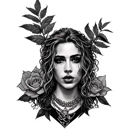 alice in chains nutshell  tattoo design idea