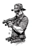 2nd amendment  tattoo design idea