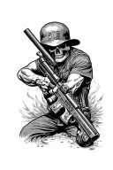 2nd amendment  tattoo design idea