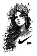 Nike Goddess tattoo design idea