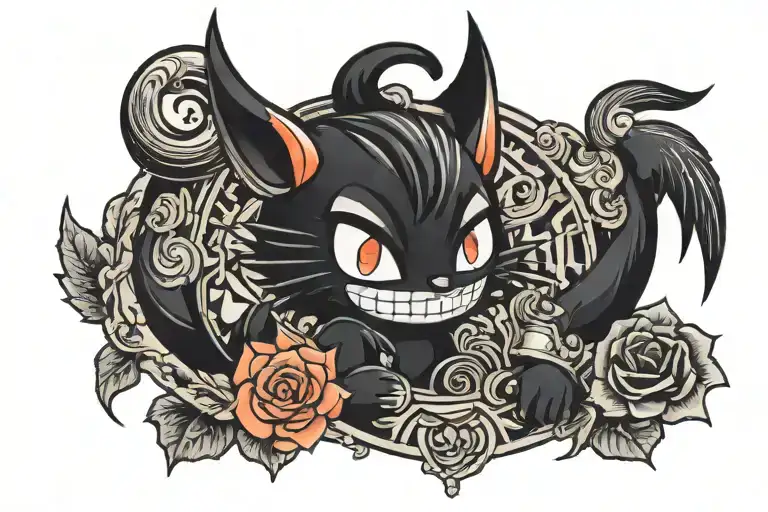 Welding Kuromi tattoo design idea