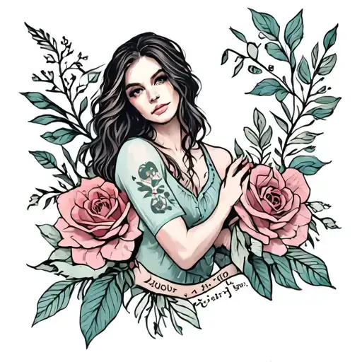 domestic abuse survivor tattoo design idea