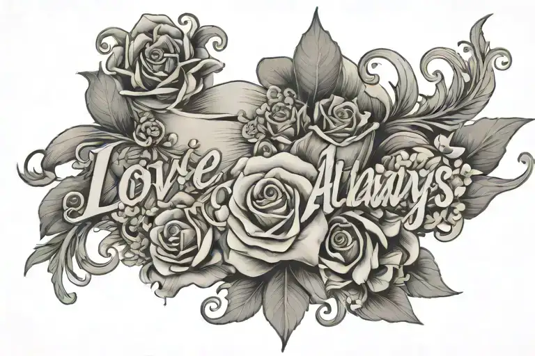 love always uncle Pell tattoo design idea