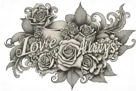 love always uncle Pell tattoo design idea
