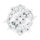 fusion of Aquarius and Gemini tattoo design idea