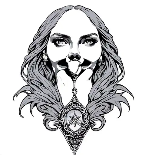 Chastity tattoo design idea