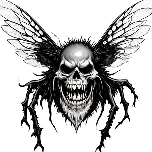 Beelzebub tattoo design idea