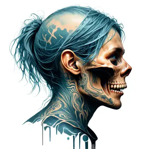 Death Stranding game characters tattoo design idea