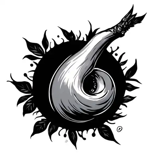 Nipple tattoo design idea