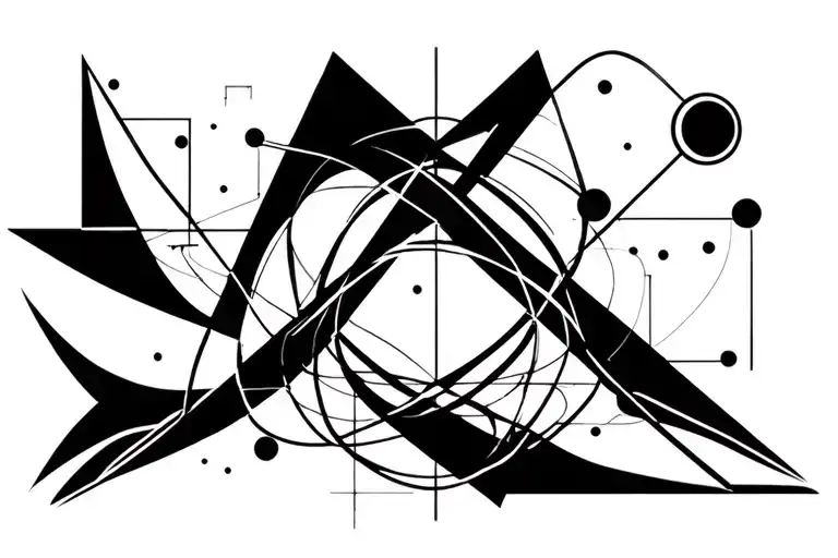 quantum entanglement tattoo design idea