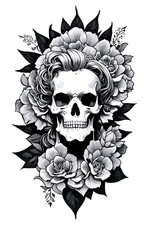 white pride tattoo design idea