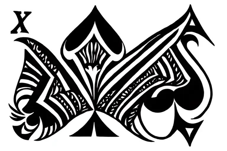 cuckold spades bbc tattoo design idea