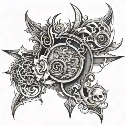 arcane tattoo design idea