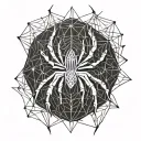 spider tattoo design idea