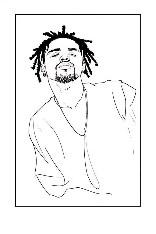 j cole, Kendrick Lamar tattoo design idea