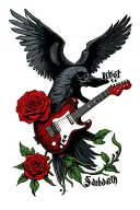 black sabbath tattoo design idea