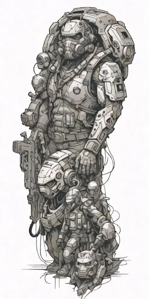 multiple mainline video game characters no duplicating tattoo design idea