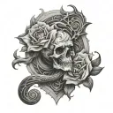 arcane tattoo design idea