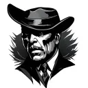 mafia tattoo design idea