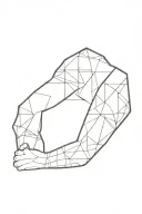 patchwork sleeve tattoo design idea