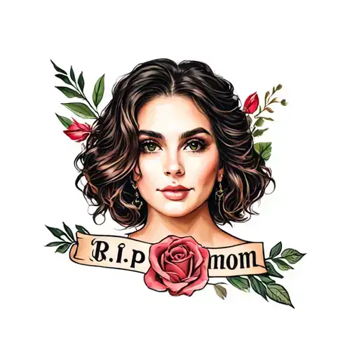 R.I.p mom tattoo tattoo design idea