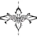 black gothic abstract ornamental type tattoo design tattoo design idea