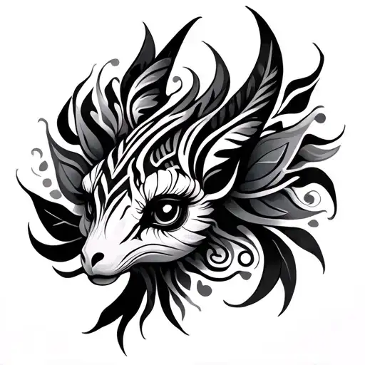 Alebrije tattoo design idea