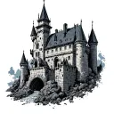 Engineer Castle tattoo design idea
