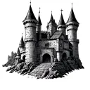 Engineer Castle tattoo design idea