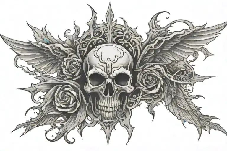My blasphemous fault tattoo design idea