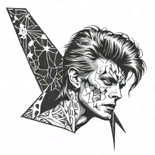 david bowie tattoo design idea