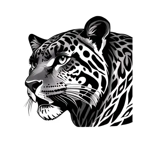 Aztec Jaguar tattoo design idea