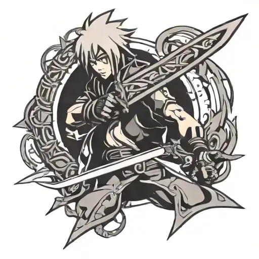Minato Kunai tattoo design idea