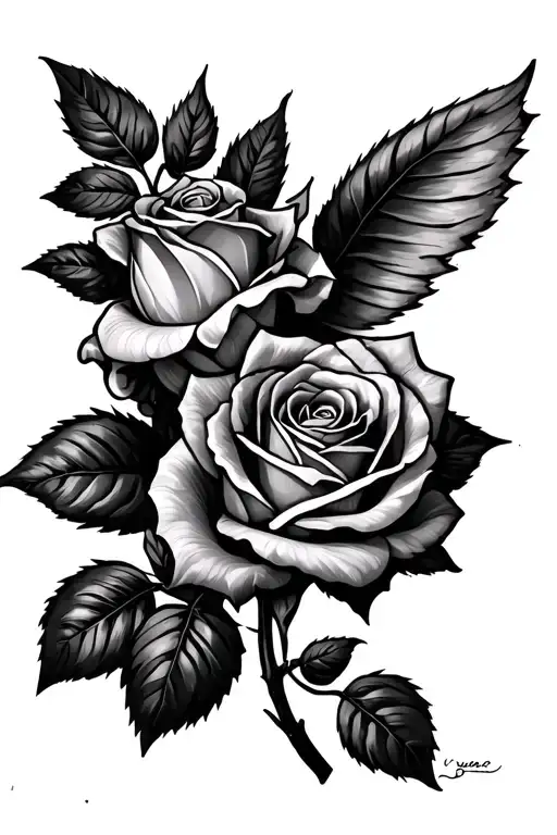 a sleve with a tattoo of my mom and my dad name and a scopion and at the end of the tale a rose tattoo design idea