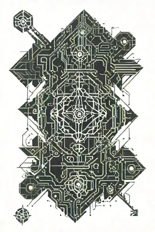 Religious tattoo design idea