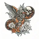 no one is going to save you so save yourself tattoo design idea