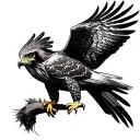 Red Tailed Hawk tattoo design idea